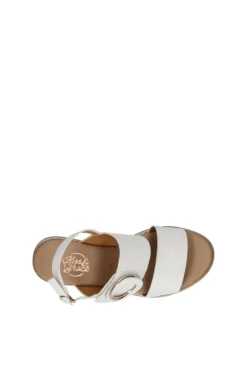 Kiss e shock Sandalo zeppa 21245 Bianco