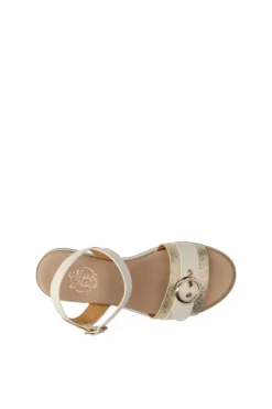 Kiss e shock Sandalo zeppa 21241 Avorio