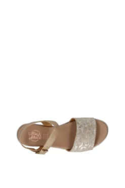 Kiss e shock Sandalo zeppa 84288 Beige