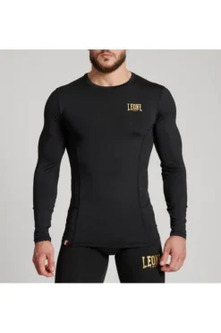 Leone T-shirt manica lunga Abx708 Nero