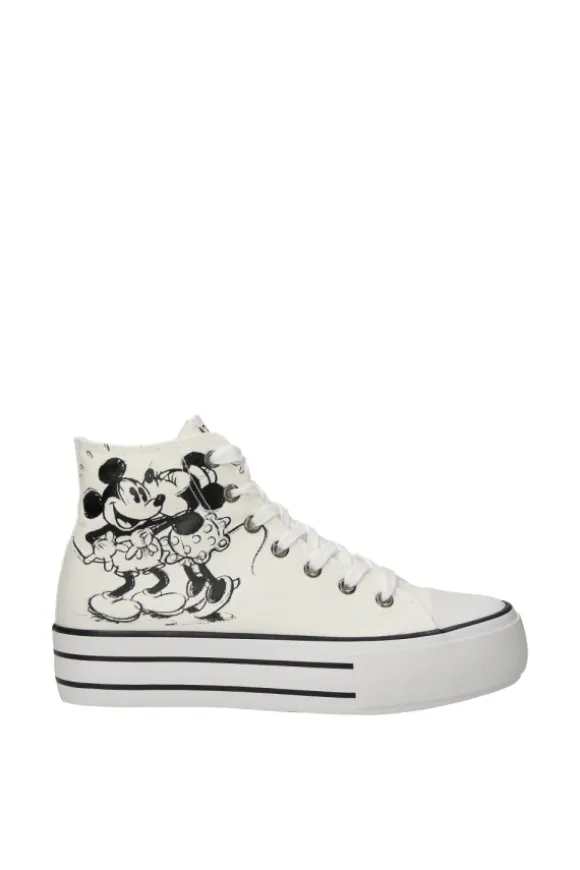 Minnie Scarpa in tela 010338t White