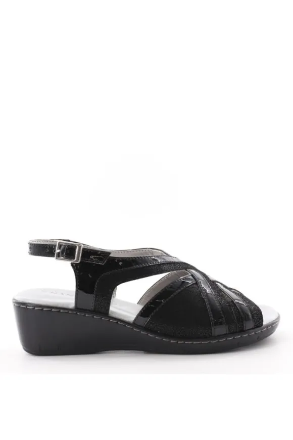 Nanook Sandalo zeppa 19365 Black