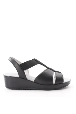 Nanook Sandalo zeppa 12499 Black