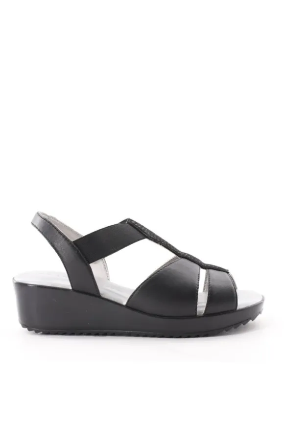 Nanook Sandalo zeppa 12499 Black