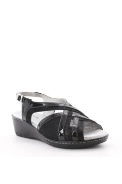 Nanook Sandalo zeppa 19365 Black