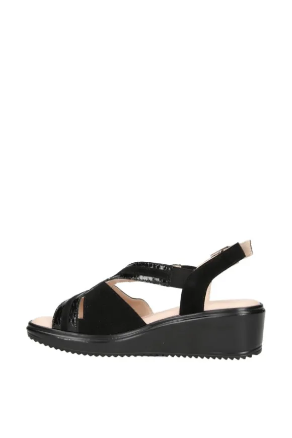 Nanook Sandalo zeppa 23000 Black