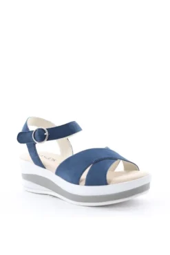 Nanook Sandalo zeppa 16935 Blu