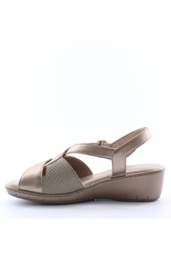 Nanook Sandalo zeppa 21236 Gravel