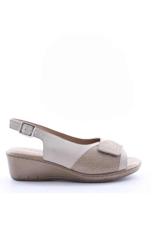 Nanook Sandalo zeppa 21237 Stone