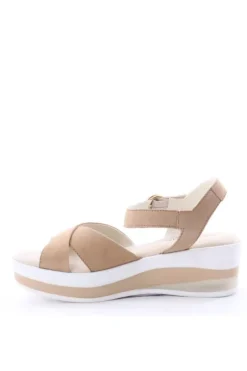 Nanook Sandalo zeppa 16935 Taupe