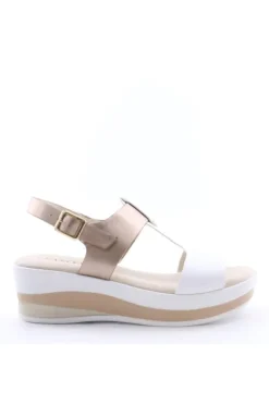 Nanook Sandalo zeppa 19057 White