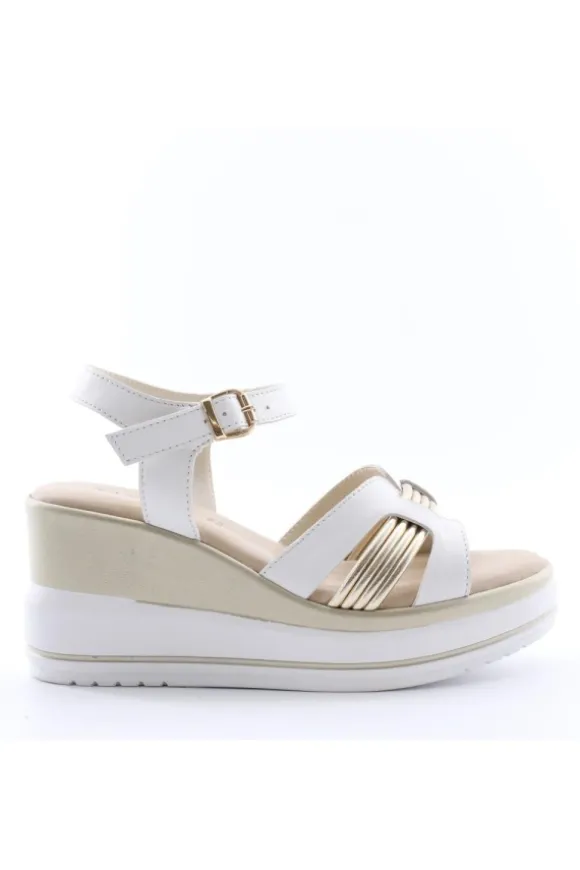 Nanook Sandalo zeppa 21367 White