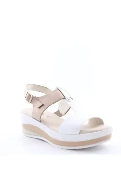 Nanook Sandalo zeppa 19057 White