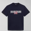 Napapijri T-shirt manica corta A4hto Blu marine