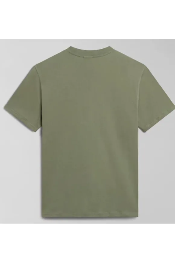 Napapijri T-shirt manica corta A4hto Green lich