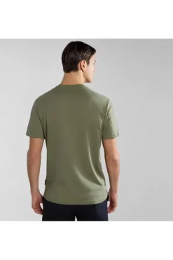 Napapijri T-shirt manica corta A4hto Green lich