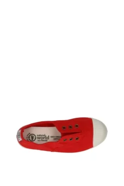 Natural World Scarpa in tela 470 Rojo