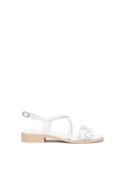 NeroGiardini Sandalo basso 13403d Bianco