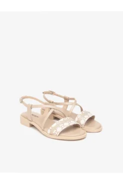 NeroGiardini Sandalo basso 13403d Beige