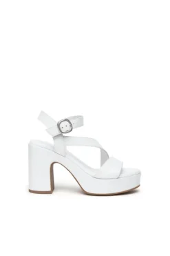 NeroGiardini Sandalo tacco 10400d Bianco