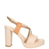 NeroGiardini Sandalo tacco 07542d Cipria