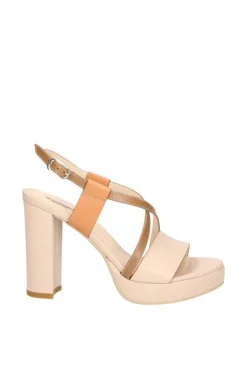 NeroGiardini Sandalo tacco 07542d Cipria