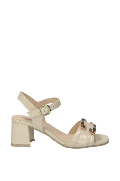 NeroGiardini Sandalo tacco 10242d Latte