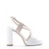 NeroGiardini Sandalo tacco 07543d Bianco