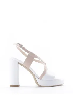 NeroGiardini Sandalo tacco 07543d Bianco