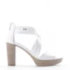 NeroGiardini Sandalo tacco 07500d Bianco