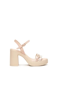 NeroGiardini Sandalo tacco 13664d Beige