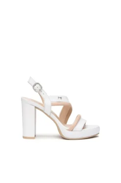 NeroGiardini Sandalo tacco 13352d Bianco