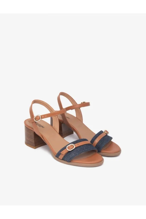 NeroGiardini Sandalo tacco 13435d Jeans