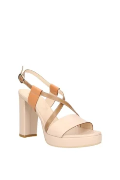 NeroGiardini Sandalo tacco 07542d Cipria