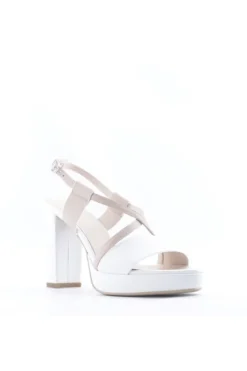 NeroGiardini Sandalo tacco 07543d Bianco