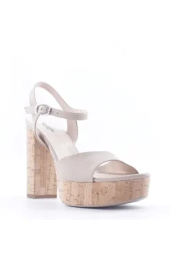 NeroGiardini Sandalo tacco 07530d Lino