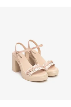 NeroGiardini Sandalo tacco 13664d Beige