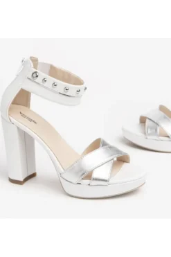 NeroGiardini Sandalo tacco 18620d Argento