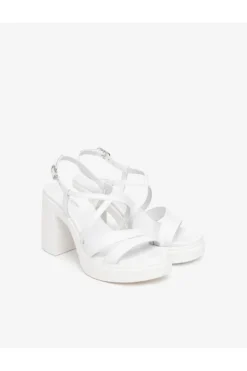 NeroGiardini Sandalo tacco 13660d Bianco