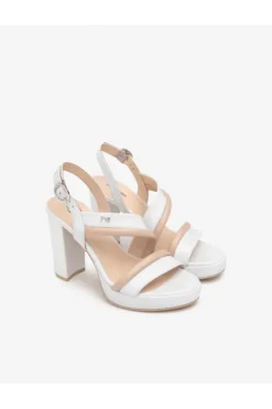 NeroGiardini Sandalo tacco 13352d Bianco