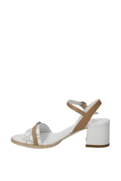 NeroGiardini Sandalo tacco 10430d Bianco/gri