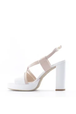 NeroGiardini Sandalo tacco 07543d Bianco