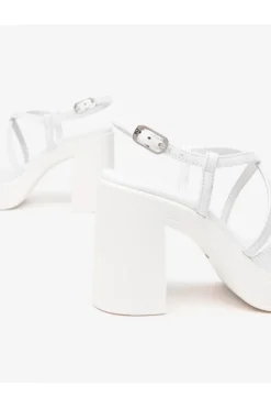 NeroGiardini Sandalo tacco 13660d Bianco