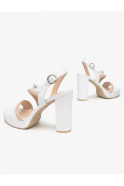 NeroGiardini Sandalo tacco 13352d Bianco