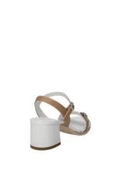 NeroGiardini Sandalo tacco 10430d Bianco/gri