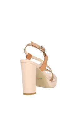 NeroGiardini Sandalo tacco 07542d Cipria