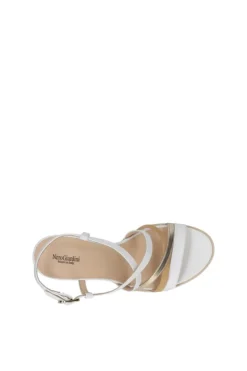 NeroGiardini Sandalo tacco 10442d Bianco