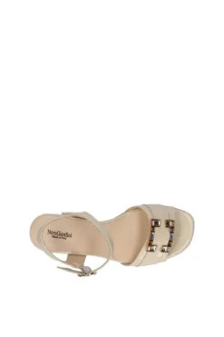 NeroGiardini Sandalo tacco 10242d Latte