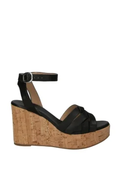 NeroGiardini Sandalo zeppa 10610d Nero