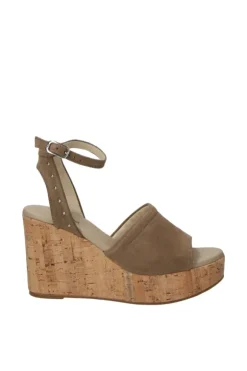 NeroGiardini Sandalo zeppa 07663d Castoro